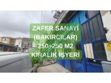 KARACA'dan Zafer Sanayi (Bakırcılar) 250+250 M2 Kiralık İşyeri